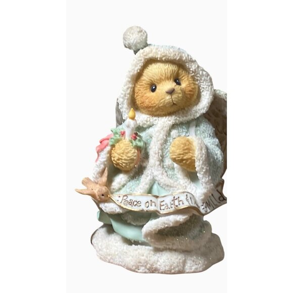 Cherished Teddies Angela Figurine "Peace On Earth & Mercy Mild" Limited Edition - Picture 9 of 11